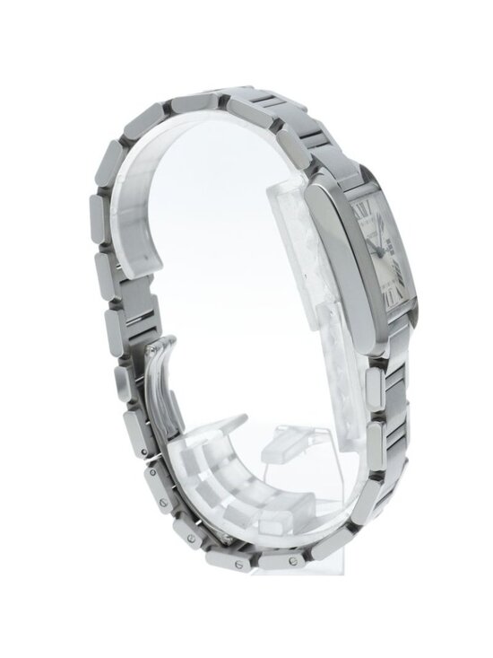 Cartier Tank Francaise LM Watch Auto Depth Box SS Silver Polished main image 4